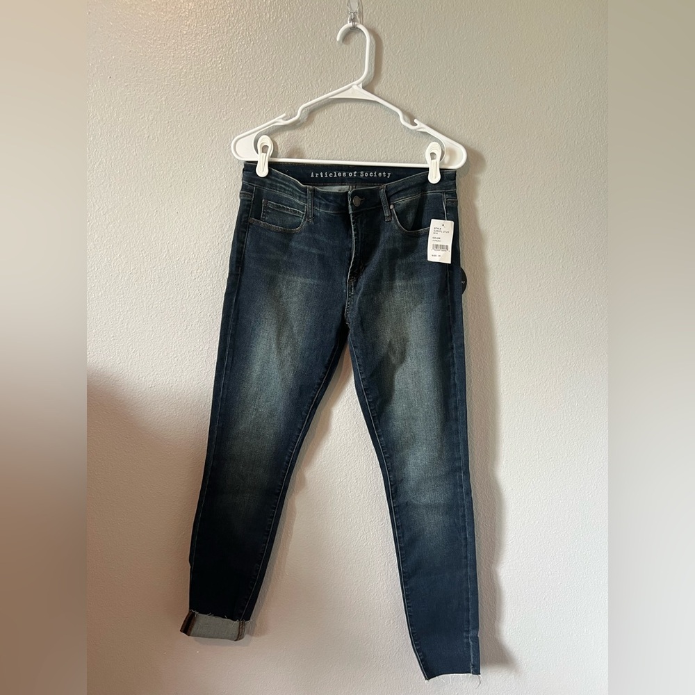 Articles Of Society Dark Wash Skinny Jeans
